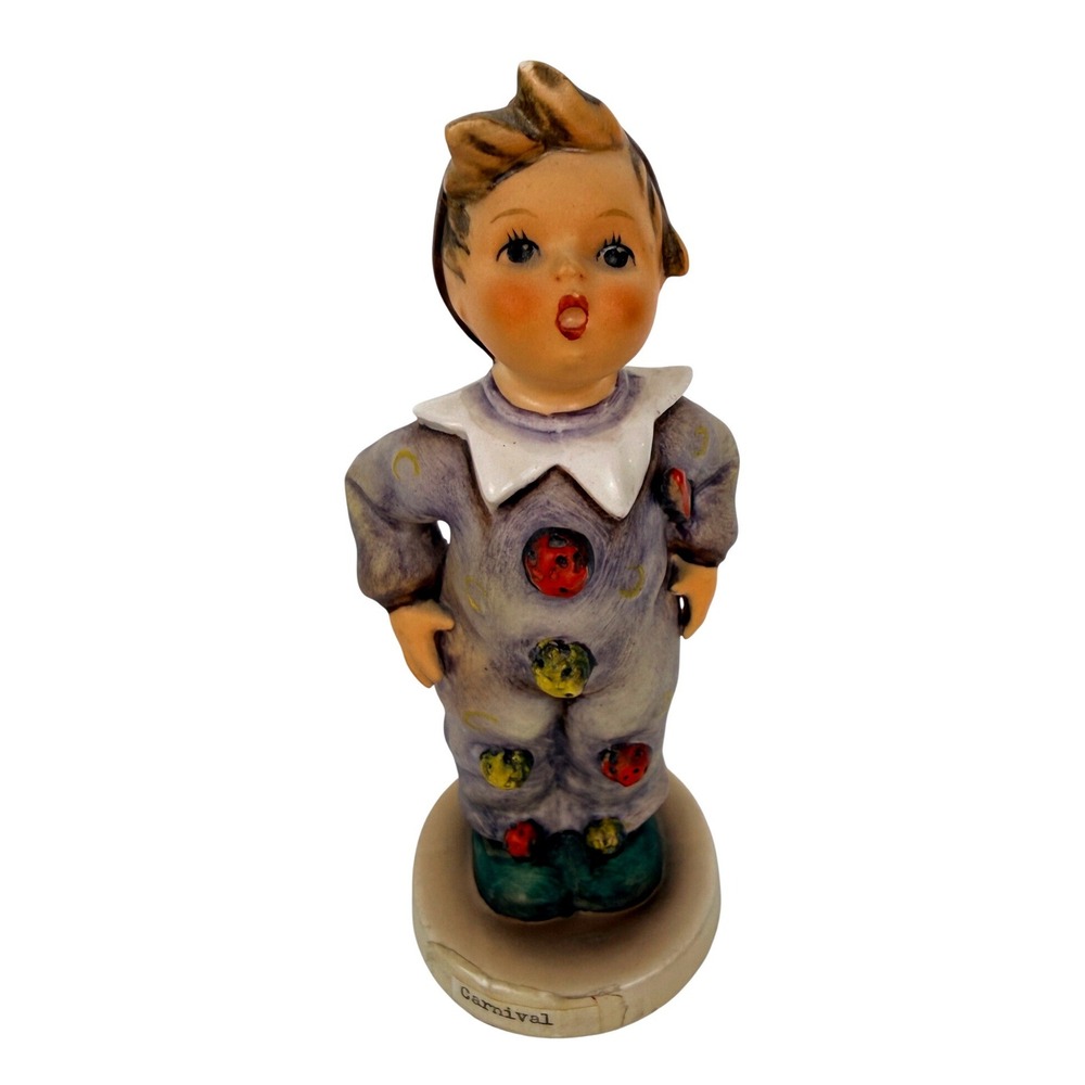 Goebel M.J. Hummel "Carnival" 6" Boy Figurine West Germany Porcelain